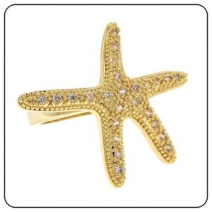 Gorgeous Large Starfish Ring